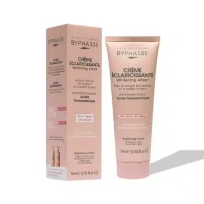 کرم روشن‌ کننده و ضدلک انواع پوست بایفاس Byphasse مدل Whitening Effect Brightening Cream (75 میل)