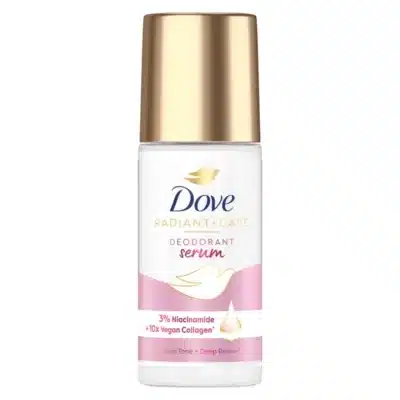 دئودورانت سرم رولی ضدتعریق داو Dove Radiant + Care Deodorant Serum مدل Niacinamide 3% + 10X Collagen