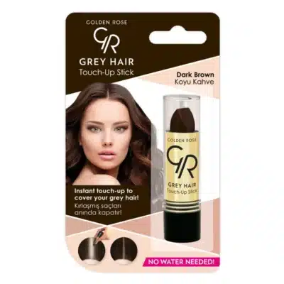 استیک پوشاننده سفیدی مو گلدن رز مدل Grey Hair Touch Up Stick کد 02 رنگ Dark Brown