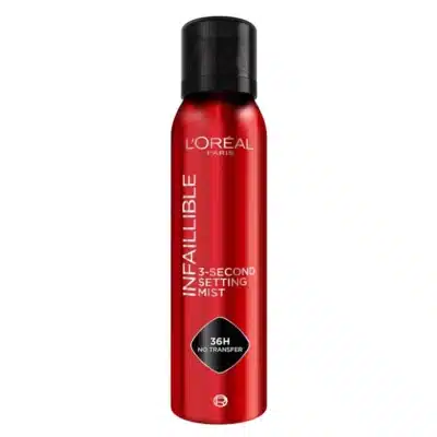 اسپری فیکس و تثبیت‌ کننده آرایش 36 ساعته لورآل Loreal مدل Infallible 3-Second Setting Mist (150 میل)